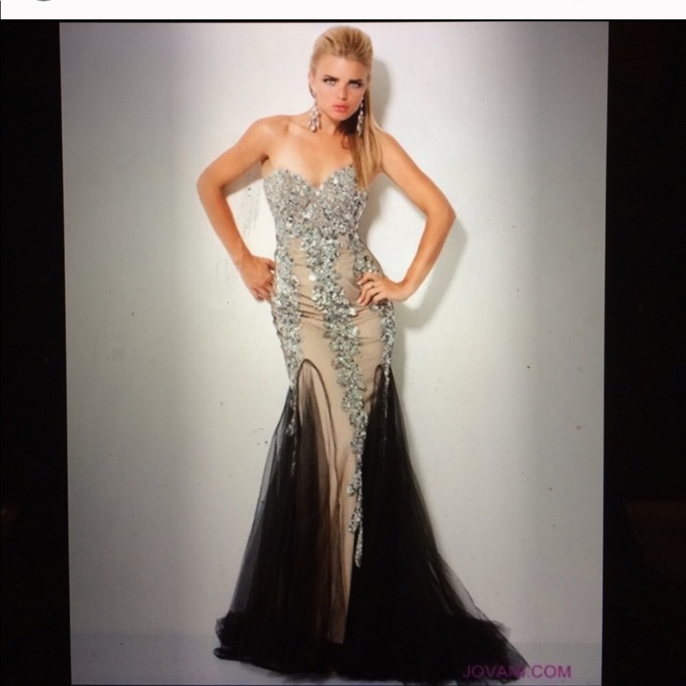 Gorgeous beaded jovani gown